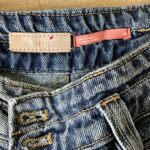 Pilcro and letterpress double button carpenter jeans